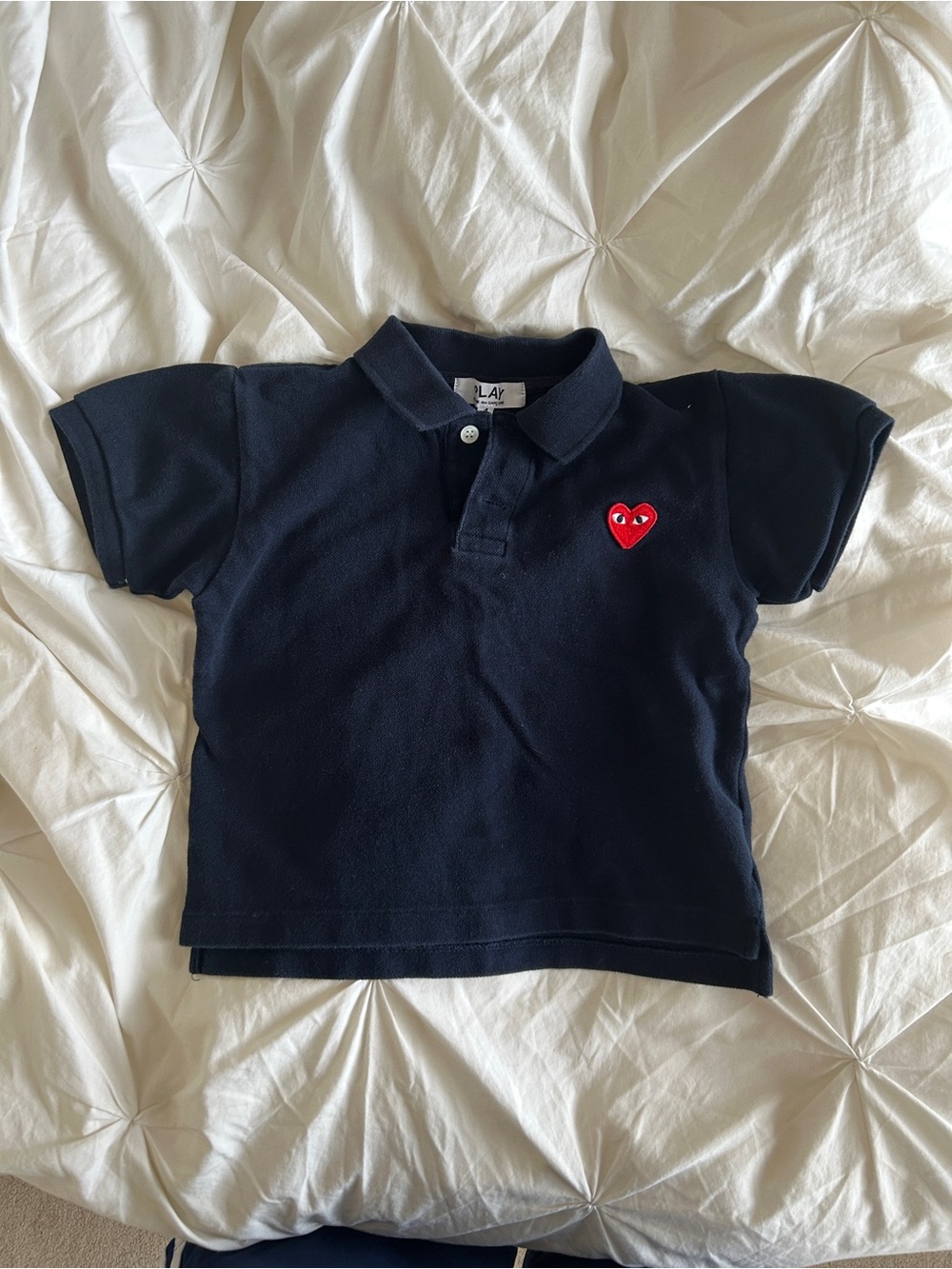 Black 4T Polo Shirt PLAY Comme des Garçons
